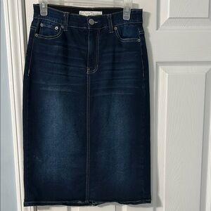 Dark Blue Denim Skirt size 2